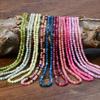 Bohemian Multi-Layer Chain Choker Multicolor Natural Stone Beaded Necklace Party Gifts Summer Beach Jewelry for Vacation & Daily