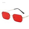 Small Square Rimless Sunglasses Women  Trending Black Sun Glasses For Female Vintage Eyewear UV400