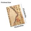 3D Stereoscopic DIY Book Lamp Fan Shaped Ancient Style Folding Night Light Handmade Simulation Art Book Light Material Kit