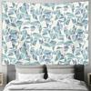 Ocean Wave Tapestry Blue Geometric Pattern Wall Hanging Coastal Home Decor Beach Theme Room Decor Aesthetic Room Tapestry Dorm R