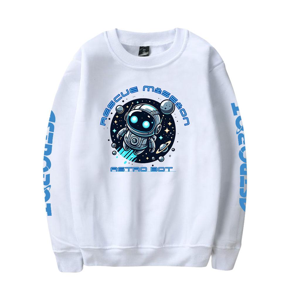 Astro Bot Hoodie Women Men O-neck Long Sleeve Crewneck Sweatshirt Casual Tracksuit Funny Clothes