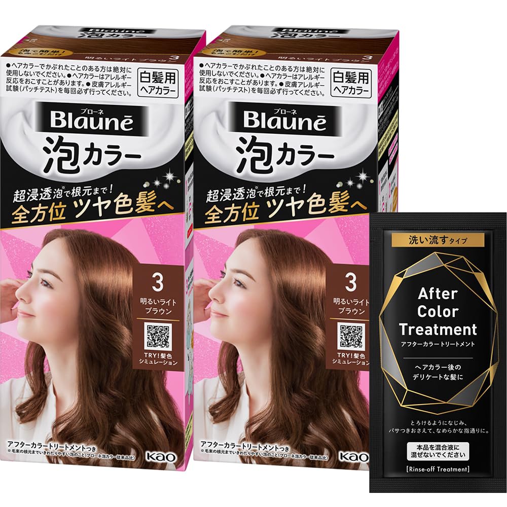 

Blaune Пена-краска 3 Светло-коричневый x 2 Образец кондиционера [Квази-лекарственное средство] +