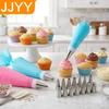 8/24 STKS Siliconen Spuitzak Set Taart Decoreren Glazuur Spuitgereedschap Keuken Bakbenodigdheden Frosting Zoetwaren Kit