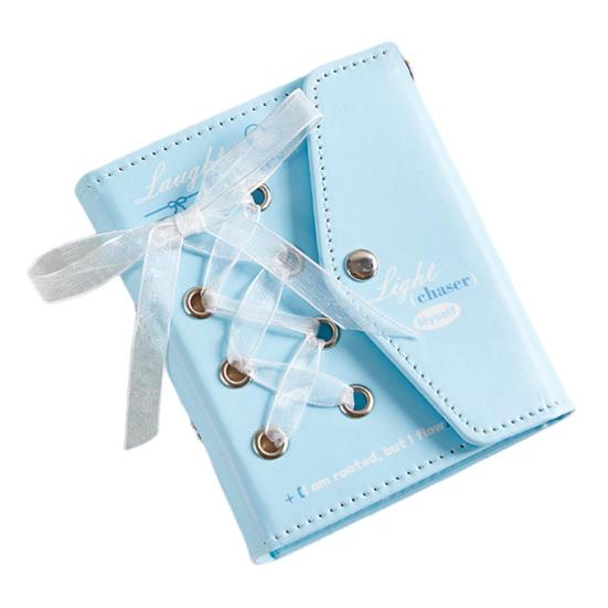 Girls Sticker Notebook Binder 20 Double-Sided Pages Transparent PP Inner Page Scrapbook Refill Pages