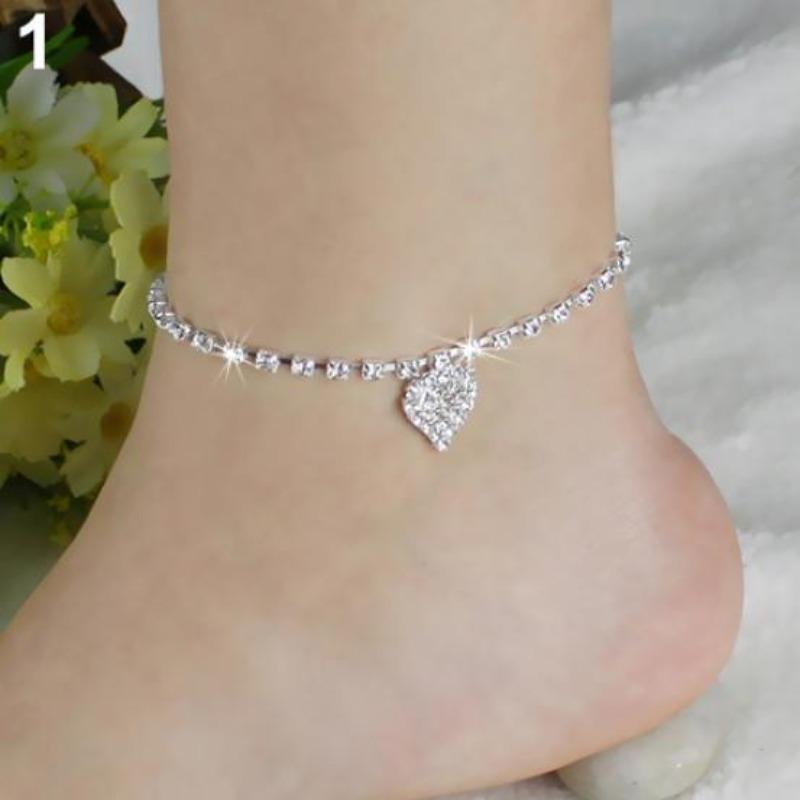 Love Heart Star Wedding Sandal Beach Anklet Chain Foot Jewelry