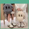 Gray And Cute Beige Childrens Backpack With Air Cushion Straps For Comfort And Style Fun