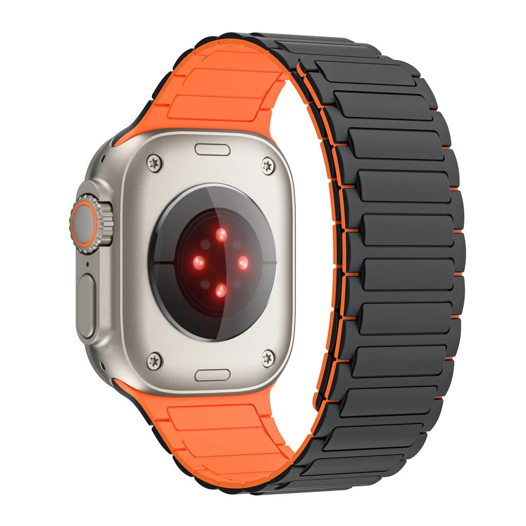 Silicone Magnetic Band for Watch Strap Ultra 3 2 49mm 46mm 45mm 44mm 42mm 40 41mm Bracelet IWatch Series 11 10 9 8 7 6 SE