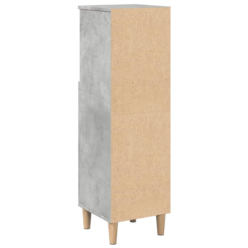 Vidaxl Bathroom Cabinet, Concrete Grey, 30X30X100 Cm