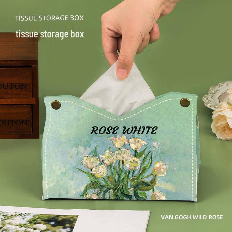 LIEIins Oil Painting Style Tissue Box