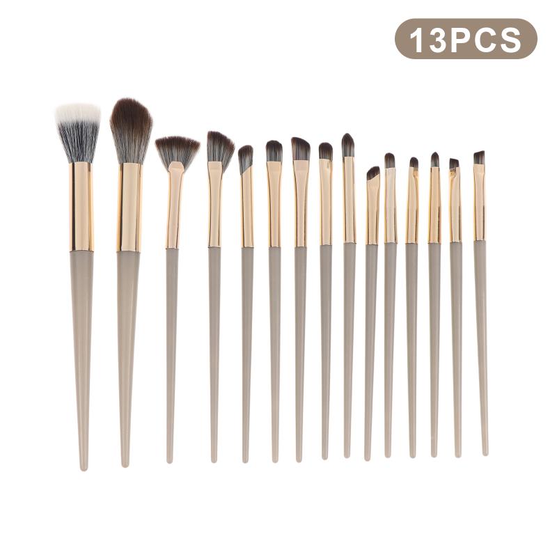 5-15Pcs Professional Eye Makeup Brush Set Non-irritating Soft Bristles for Highlight Nose Shadow Beginner Use