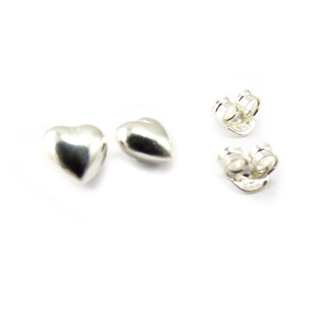 Les Trésors De Lily [K4738] - Silver 'Love' Earrings Silver/silver/