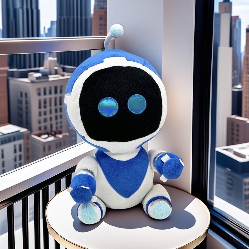 Плюшевая игрушка Astro Bot из игры Universe 35cm синий