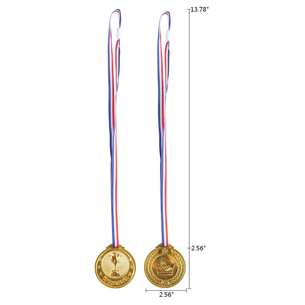 2,55 tum Medalj Fotbollstävling Pris Souvenir Gåva Barn Gyllene Vinnarutmärkelser Medalj för Tävlingar Fest för Barn Vuxna