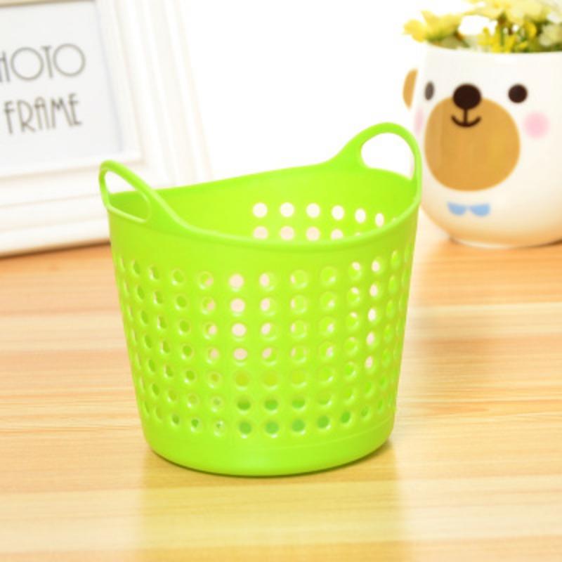 Desktop Organizer Mini Casual Portable Hoop Mesh Organizer Basket Sundries Organizer Pen Holder Organizer Basket