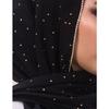 New Fashion Rhinestone Chain Hijab Long Chiffon Soft Scarves Shiny Stone Wraps Elegant Echarpe Foulard Muslim Women Scarf