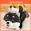 Husky Adorable Lying Pose Plush Toy Girls Bedtime Sleep Companion Holiday Gift