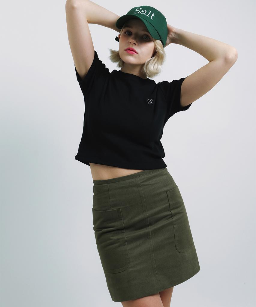 Solteuaenchokollis Sac Out-Pocket Skirt Khaki 4W231Z001