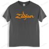 Summer Tshirt Men Brand Teeshirt ZILDJIAN CYMBALS DRUMS TSHIRT Mens DRUMMER GIUTAR MUSIC TURKISH HipHop Mens Tshirt