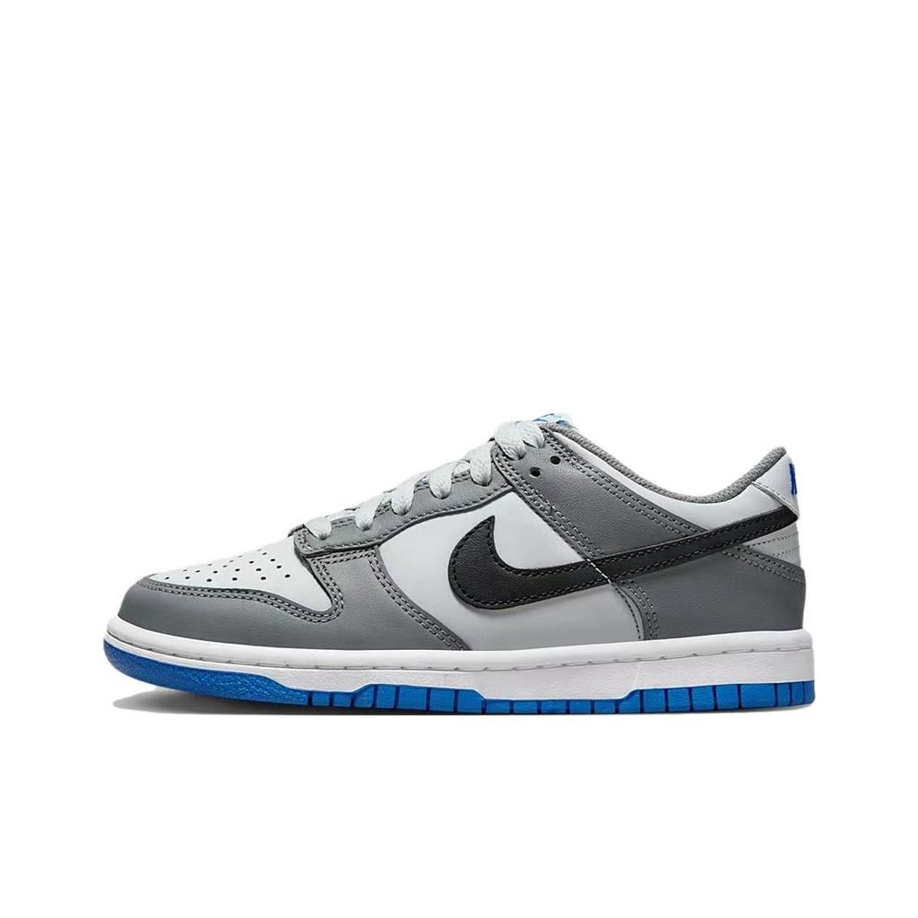 Nike Dunk Low GS Cool Grey Photo Blue Kids Sneakers Black Pure-Platinum Light-Photo-Blue FB9109-001