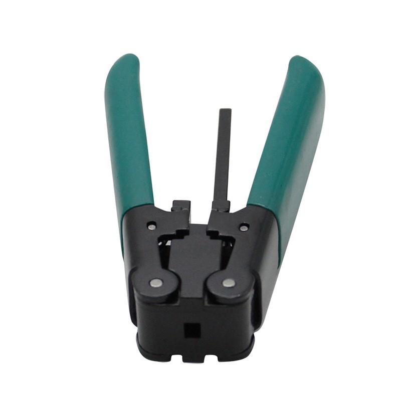 Flat Metal Fiber Optic Cable Stripper with Scale