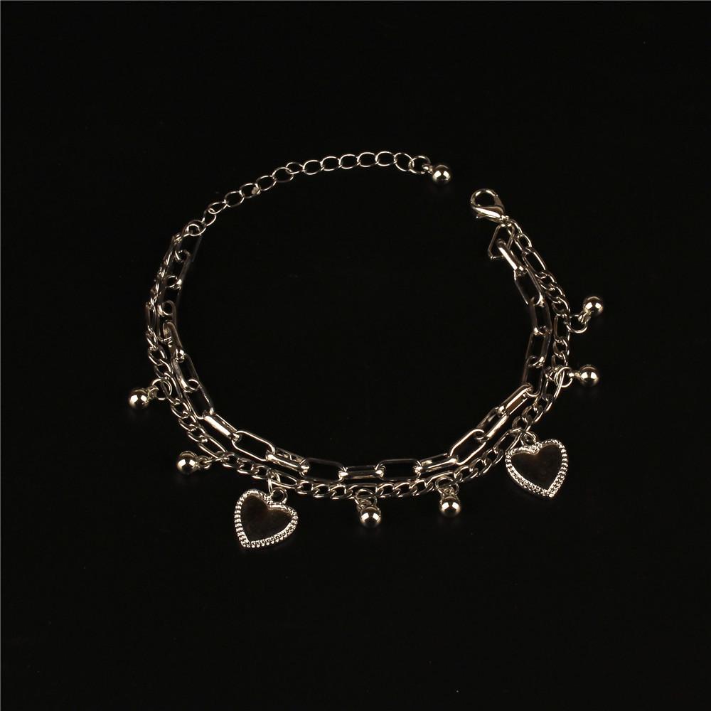 

Harajuku & Hip-Hop Style Double-Layer Love Bracelet for Women