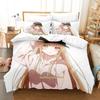 The Angel Next Door Spoils Me Rotten 3D Anime Bedding Set Kawaii Girls Duvet Cover Adult Kid Bedroom Decor