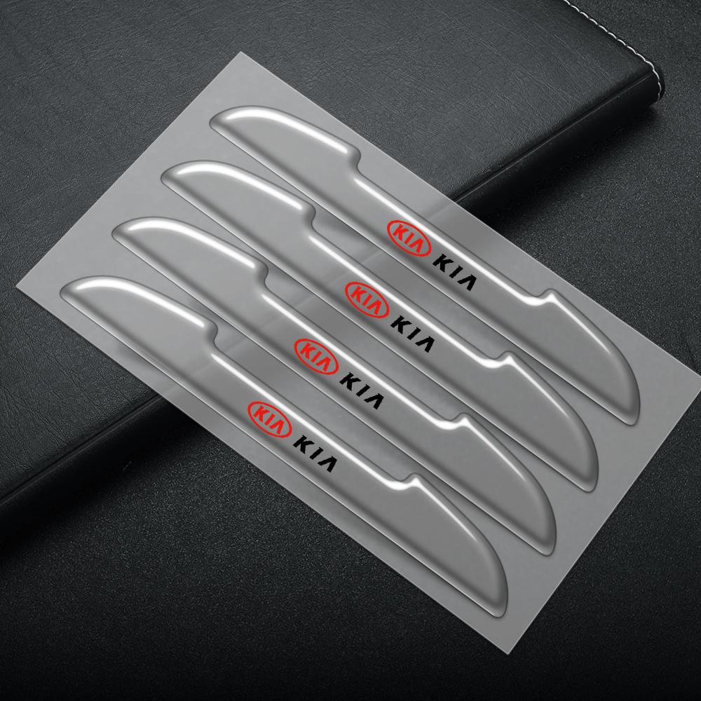 2026 Gorąca Naklejka Samochodowa Naklejki na Krawędź Drzwi Samochodu Paski Ochronne Antykolizyjne Silikonowe do Kia Rio Ceed Sportage Cerato Soul Sorento