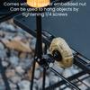 Camping Tent Magnetic Buckle Heavy Duty Detachable Outdoor Canopy Camping Gear Lantern Light Metal Hanging Hook Hanger