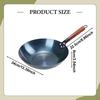 Cast Iron Wok with A Flat Bottom, Handcrafted for Home Use, Non-stick, Without Coating.