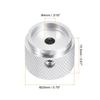 Uxcell Aluminium Potentiometer-Knopf Set aus 4 Stück Lochdurchmesser Durchmesser Universeller Lautstärkeregler-Knopf für mit Pfeil Silber (Montage 4mm/Außen 20mm/Höhe