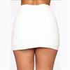 Summer Women's Fashion Mini Short Skirt Bag Hip Sexy Nightclub Solid Color Short Skirt