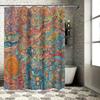 Colorful Mandala Shower Curtain Bathroom Decor for Home Decoration Waterproof Fabric with Grommets Top Multi Colors Artistic Pri