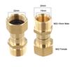 Swivel Joint Fitting for Pressure Washer with M22 15mm Thread In Brass 360 Degree Rotation and Hose Protection