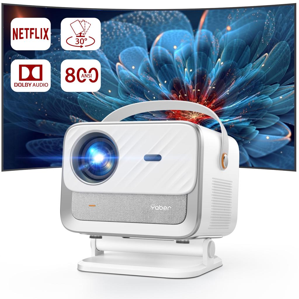 Cheap Netflix Fully Sealed Dustproof Yaber Projector for Home Use 
