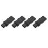 4PCS IEC320 C8 To C13 Power Cord Adapter PVC Housing IEC320 Power Plug Adapter for Laptop Ups Socket