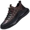2025 New Men's Leather Casual Sports Trend Korean Version Versatile Sports Leather Shoes