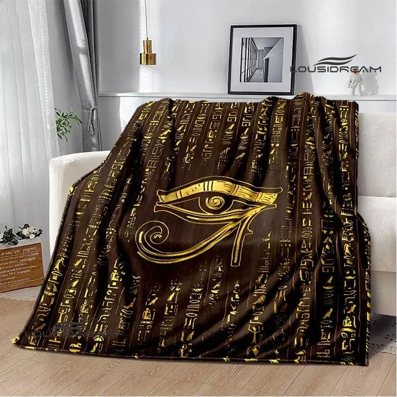 3D Egyptian Pharaoh Oracle Black Cat Printed Blanket Warm Flannel blankets Home bed linings blankets for beds Birthday Gift
