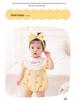 Newborn Girls' Plaid Romper - Summer Infant Bodysuit and Harem Jumpsuit