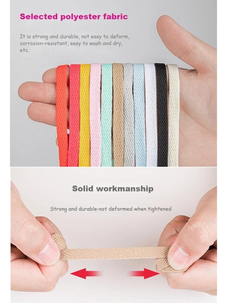 Classic Casual Thicken Shoelaces Athletic String Flat Shoe Laces Sport Leisure Men Women Sneakers Lacet Shoelaces Accessories