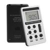 QQT103 Professional Radio   Portable FMCelsiusAM Stereo Receiver LCD Display with Earphone