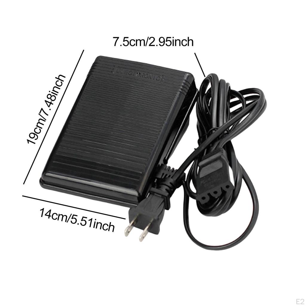 Sewing Machine Pedal Foot Control Universal Fit US 110V Plug Quick Installation for Household