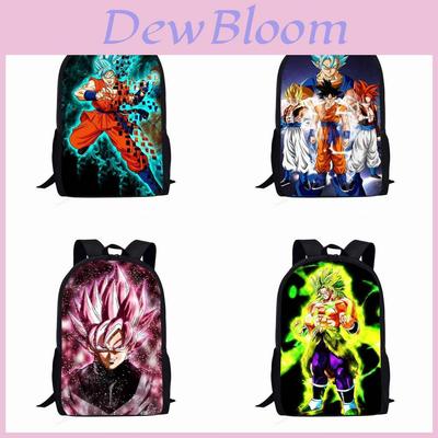 Dragon Ball Cartoon School Backpack For Boys With Breathable Oxford Fabric And Large Capacity