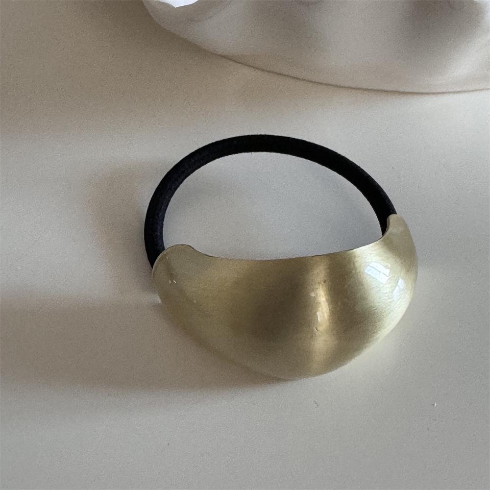 Korean Retro Elegant Elastic Hair Tie with Irregular Design