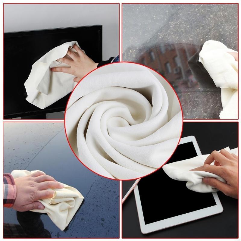 2025 New 70x100CM Imitation Suede Leather Car Cleaning Towels Drying Washing Cloth