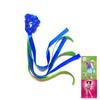 Dance Accessories Polyester Gymnastics Long Ribbon Rainbow Elastic Ribbon Headband Multicolor Wrist Straps Rhythm Dance