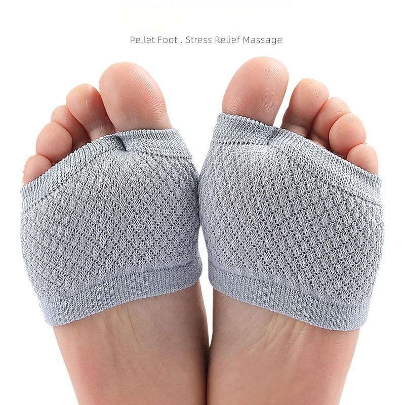 Invisible Two-finger Half-cut Socks, Loafers, Toes Separated, Breathable, Slow Pressure Exposed Toes, Split Toes, Shallow Mouth Women's Half-cut Socks