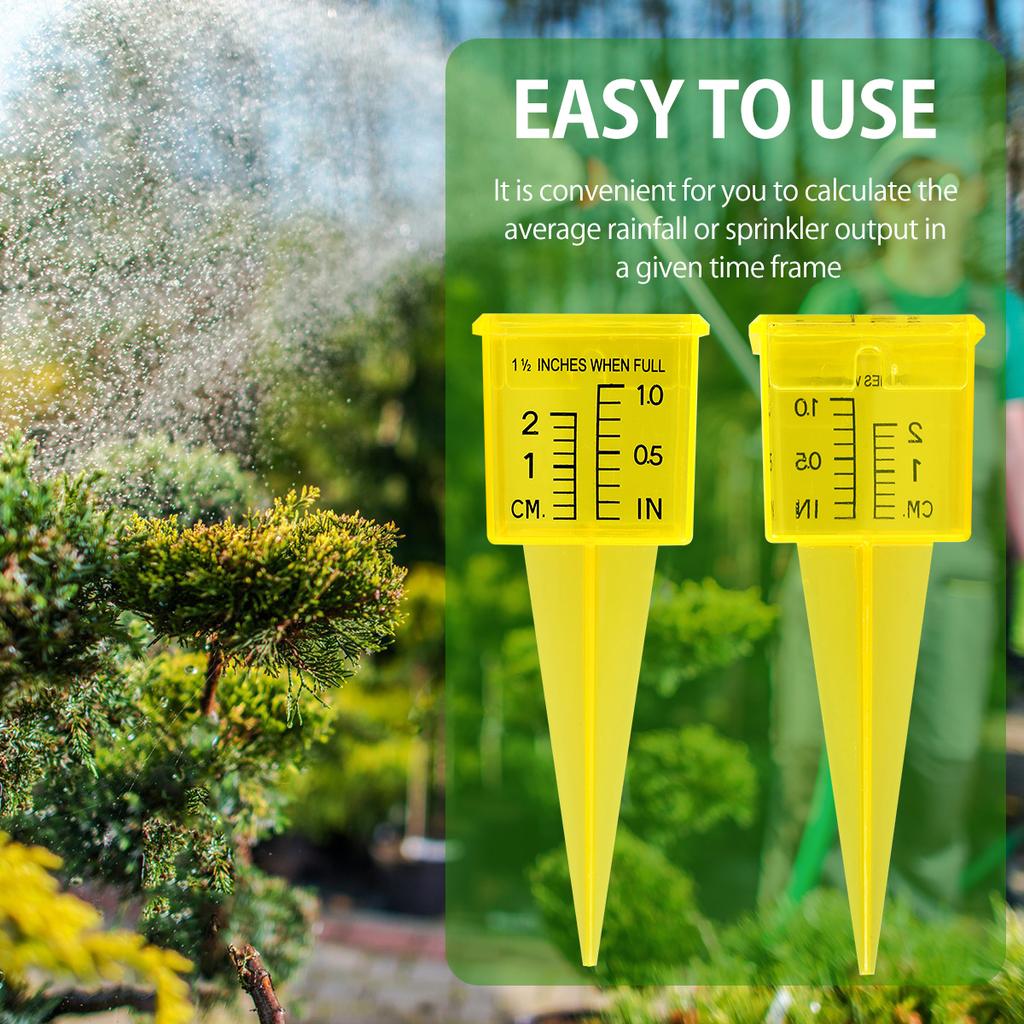 30/10PCS Rain Gauge Sprinkler Gauge For Lawn and Garden Water Measuring Tool Wide Mouth Sprinkler Rain Gauge for Lawn Backyard