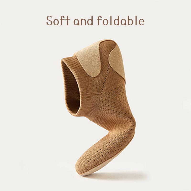 Cheerleading Dance Jazz Practice Shoes Soft Soled Flyknit Professional Competition Shoes Body Training Ballet Flat Shoes