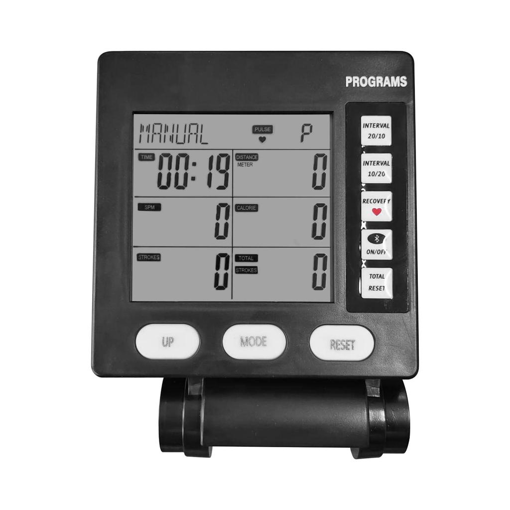 Bluetooth-Enabled Rowing Machine Display Screen with Electronic Counter and Fitness App Integration