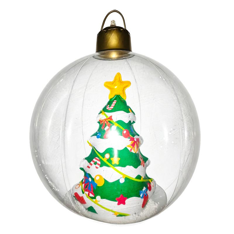 Inflatable PVC Christmas Tree Ball Decorations